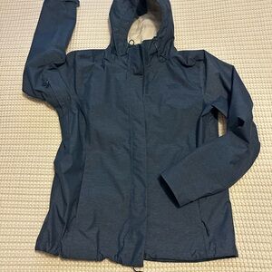 The North Face blue /grey Women's Rain Jacket